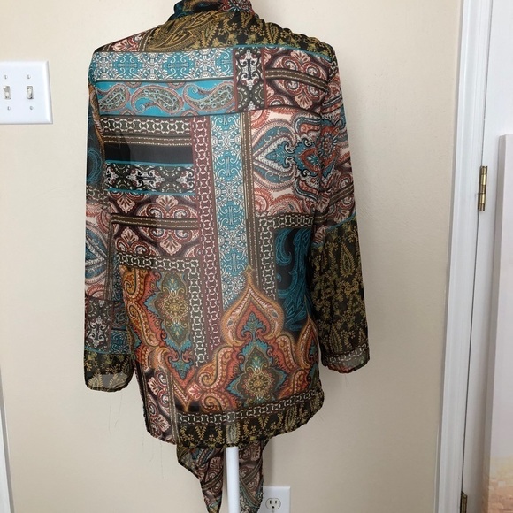 Open Front Jacket Cover Up - Picture 2 of 6